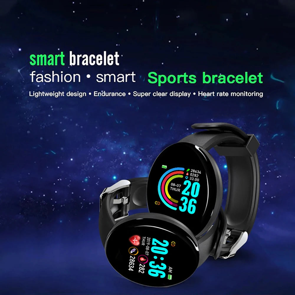 D18 Fitness Smartwatch für Damen und Herren 2025