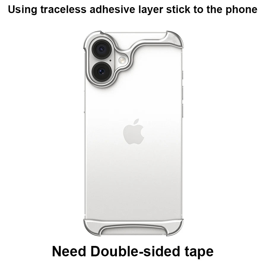 Luxus Arc Metall Bumper Hülle für iPhone 17 Pro Max