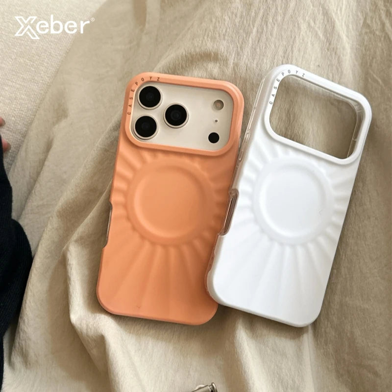 Luxus Ripple Silikon Hülle MagSafe iPhone Pro Max