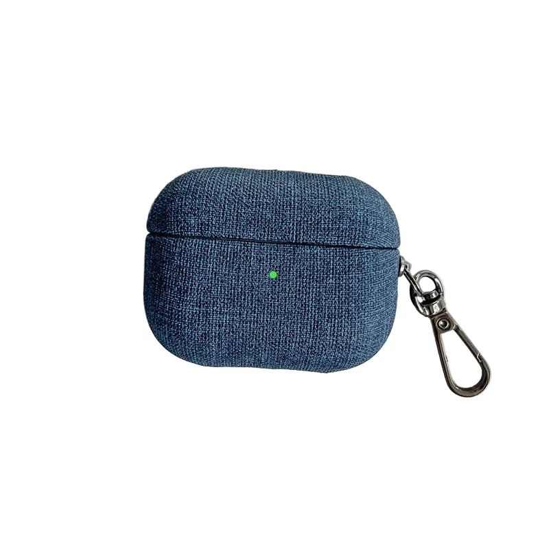 Hülle für AirPods Pro 3–4 Stoffmuster Luxusschutzhülle