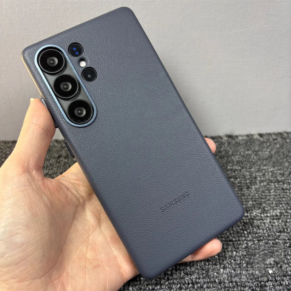 Lederhülle für Samsung S25 Ultra Magnetisch Qi