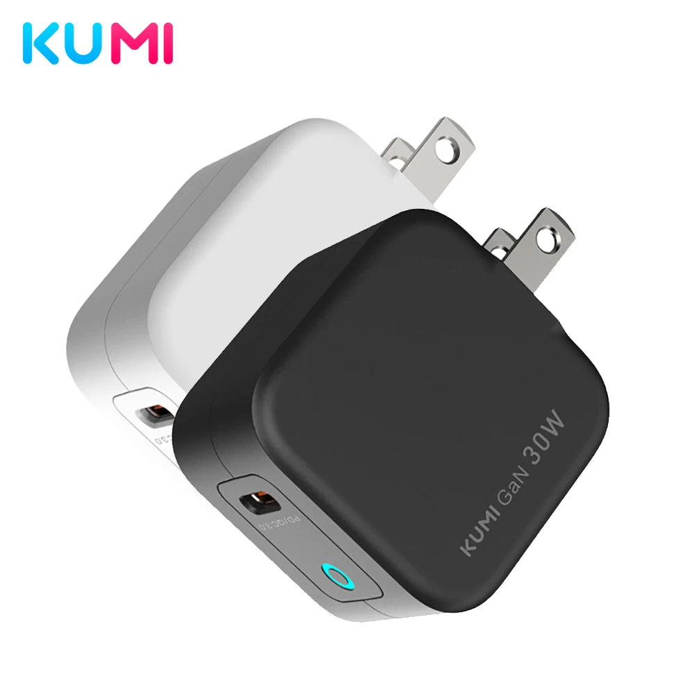 KUMI 30W GaN Schnellladegerät USB-CAsk