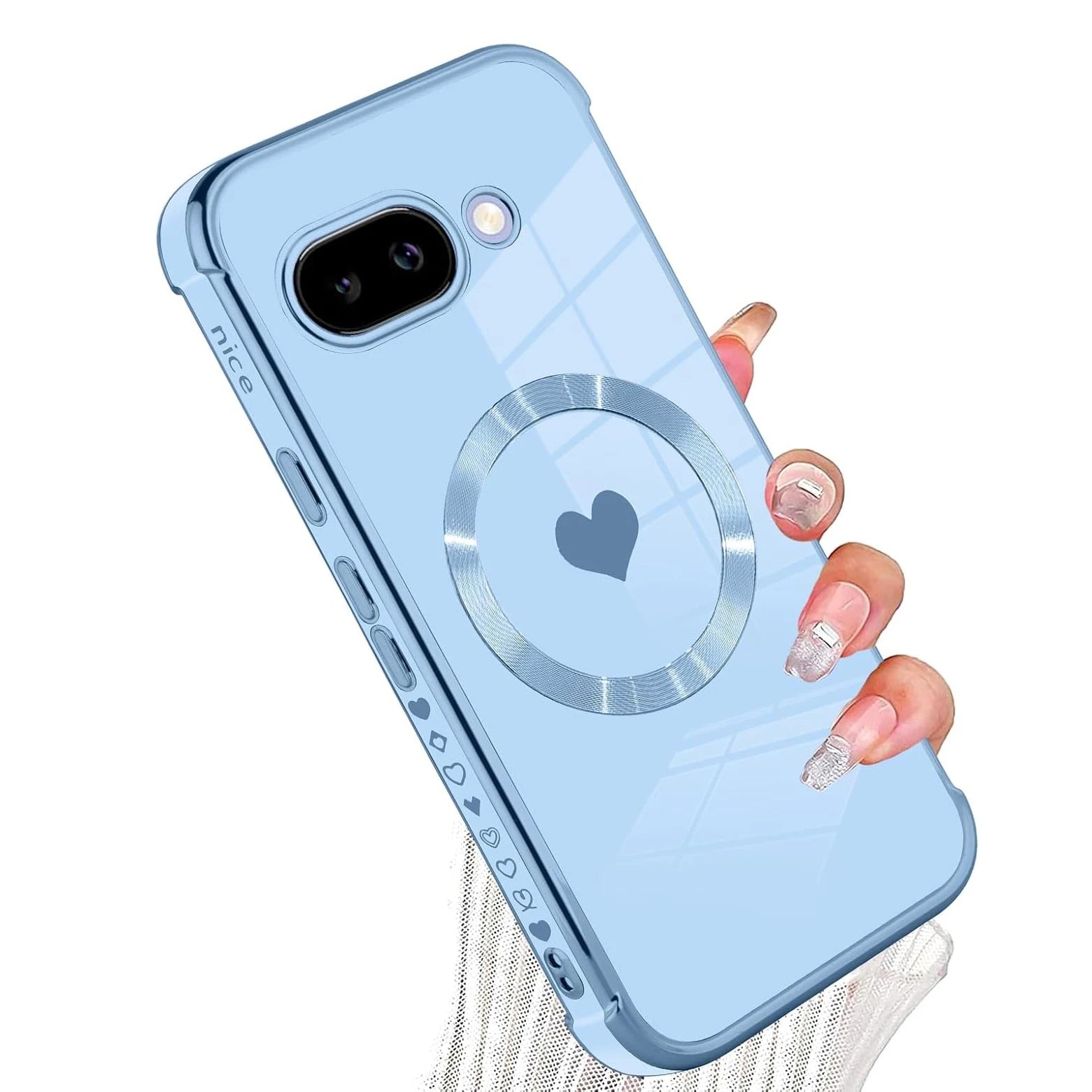 Magnetic Love Heart Case for Google Pixel 9