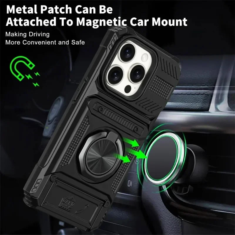 Magnetische iPhone Hülle mit Ringständer