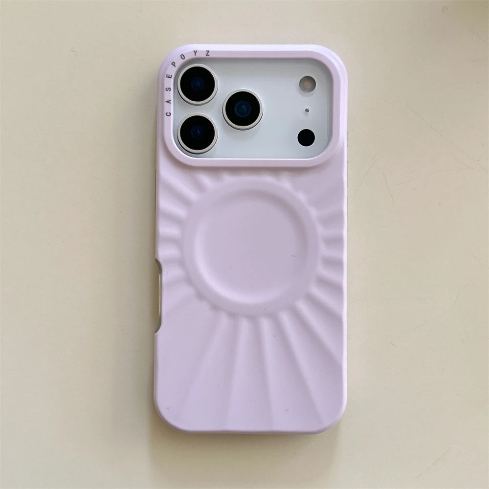 Luxus Ripple Silikon Hülle MagSafe iPhone Pro Max