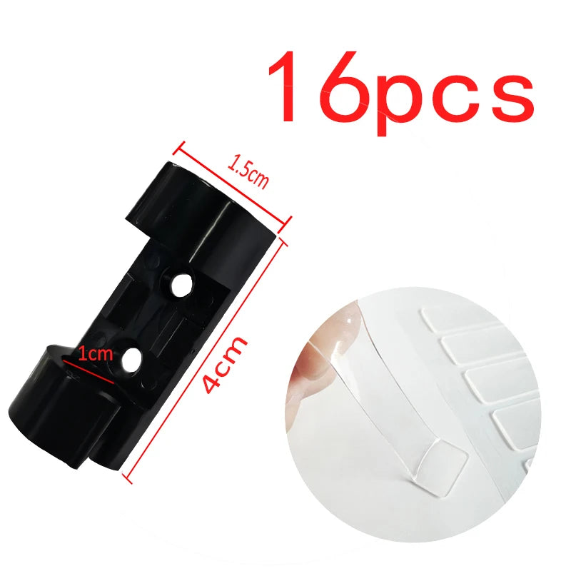 Selbstklebende Kabelclips USB 6 Stück Organizer