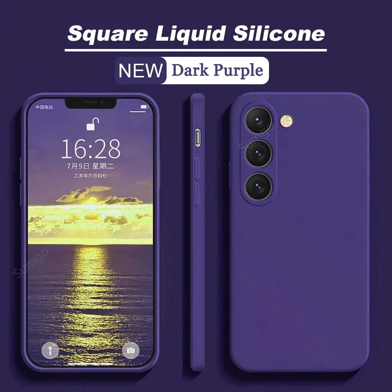 Luxus Silikonhülle für Samsung Galaxy