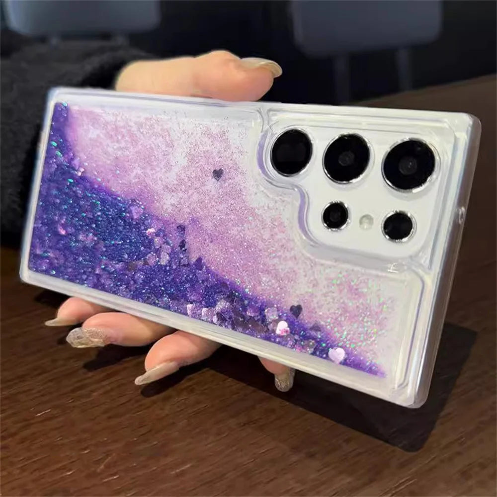 Bling Glitzer Noctilucent Hülle für Samsung S25