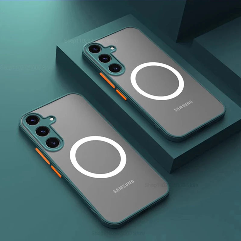 Magnetische Armor-Hülle für Galaxy S25 S24 Ultra