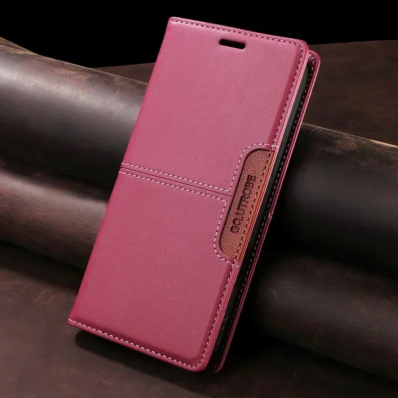 Business Leder Flip Hülle Pixel 10–7A