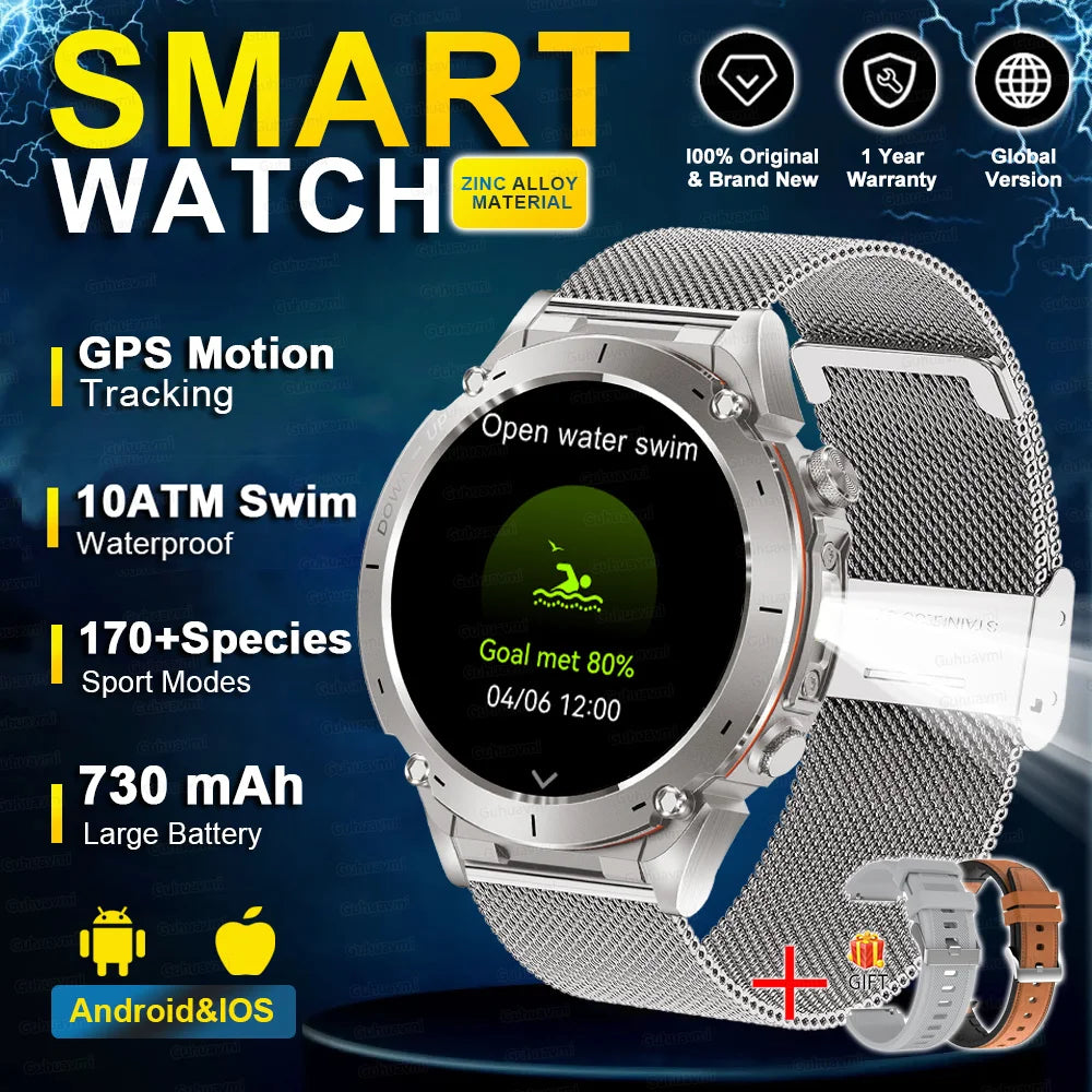 2025 Militär-Smartwatch mit GPS & Kompass für HUAWEI