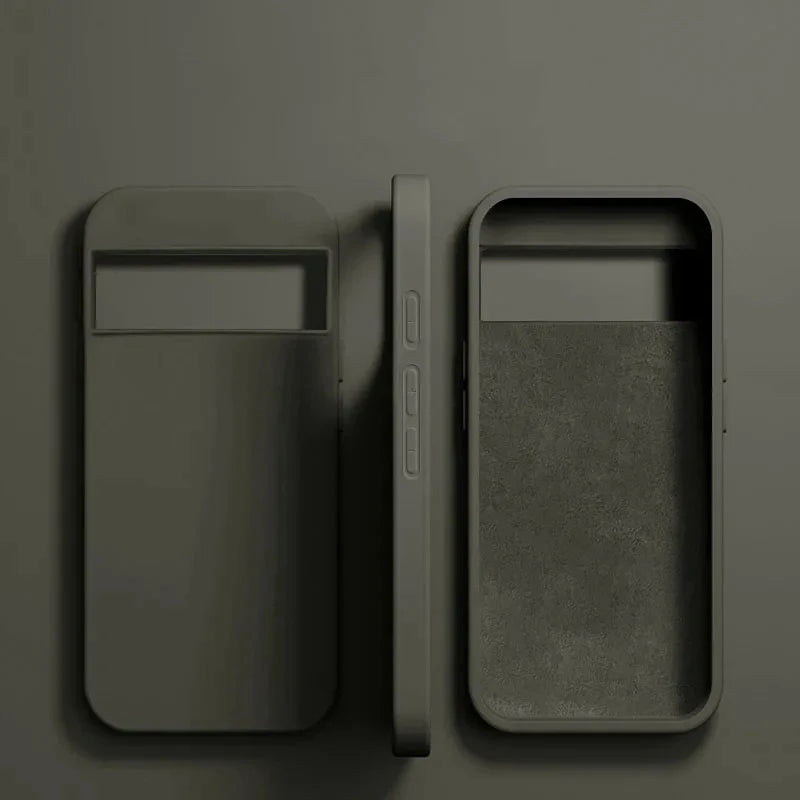 Luxus Flüssigsilikon Hülle Pixel 6–8 Pro