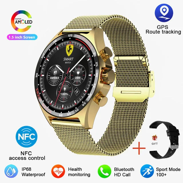 Outdoor GPS Smartwatch 2024 für Herren mit Anruf