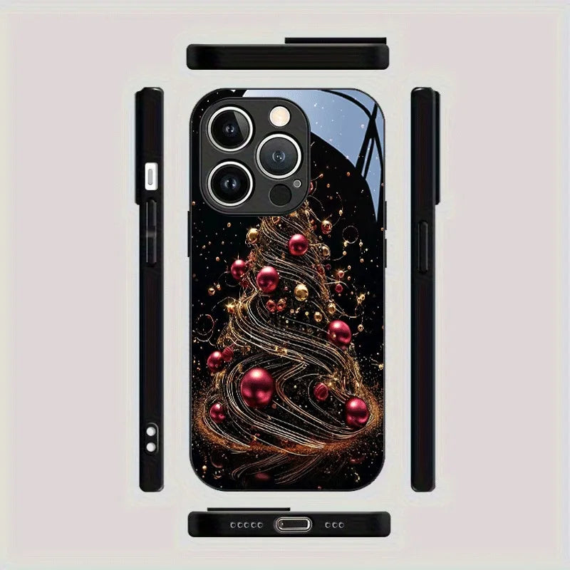Weihnachtsbaum Glas Hülle für iPhone 17 & 16