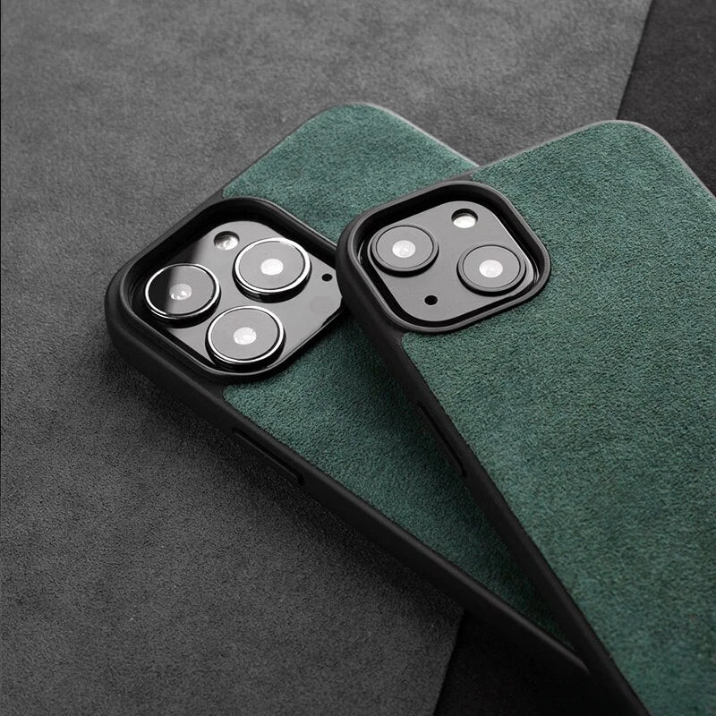 Alcantara Wildleder Hülle iPhone 17 Pro Max