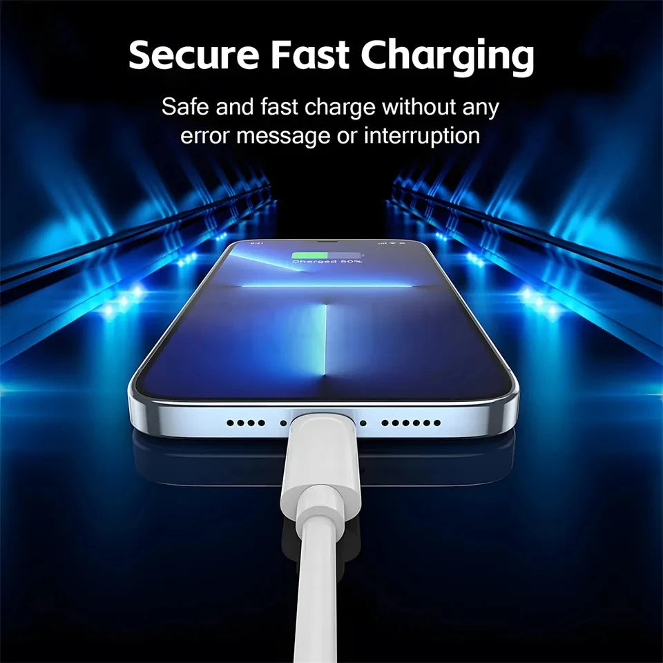 iPhone USB Schnellladekabel 1–3m