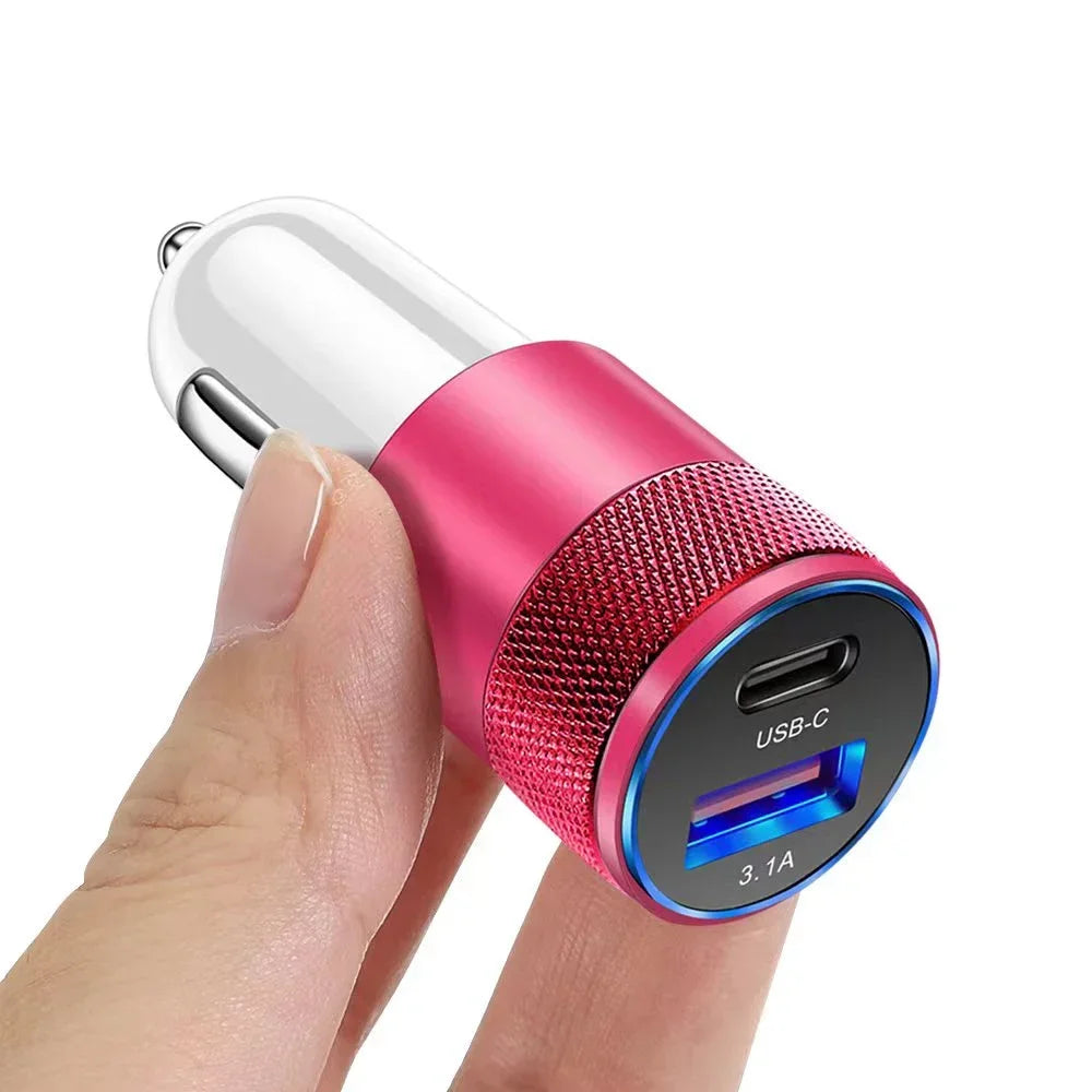 66W USB Auto Ladegerät Schnellladeadapter