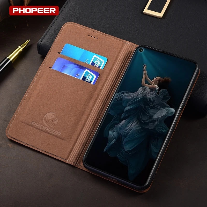 Echtleder Flip Hülle für Xiaomi Serie
