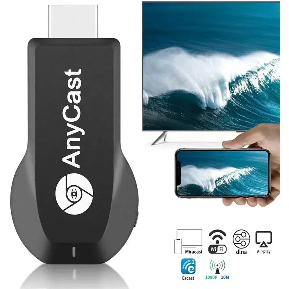 4K Wireless HDMI Display Stick for TV &amp; Smartphone