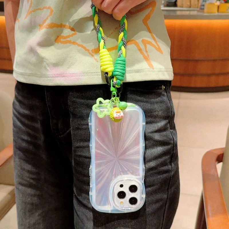 Kreative Cartoon-Handykette mit Obst-Motiv kurz