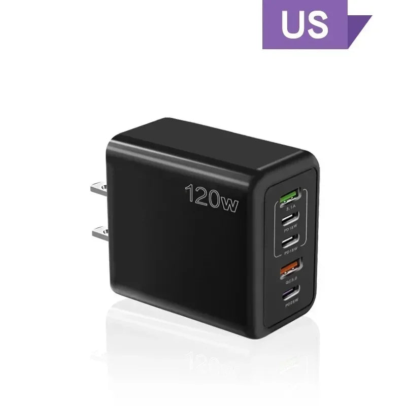 Mehrfach-USB Schnellladegerät Typ C