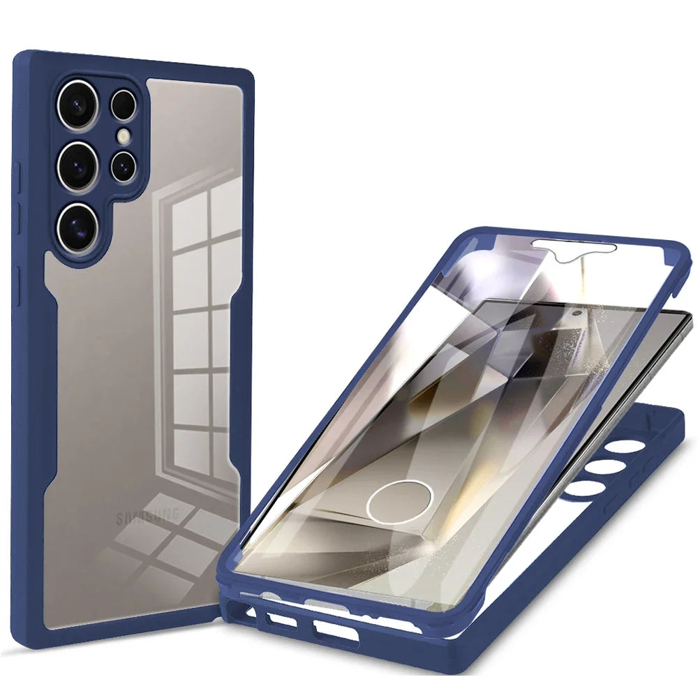 360° Vollschutz Hülle für Samsung Galaxy