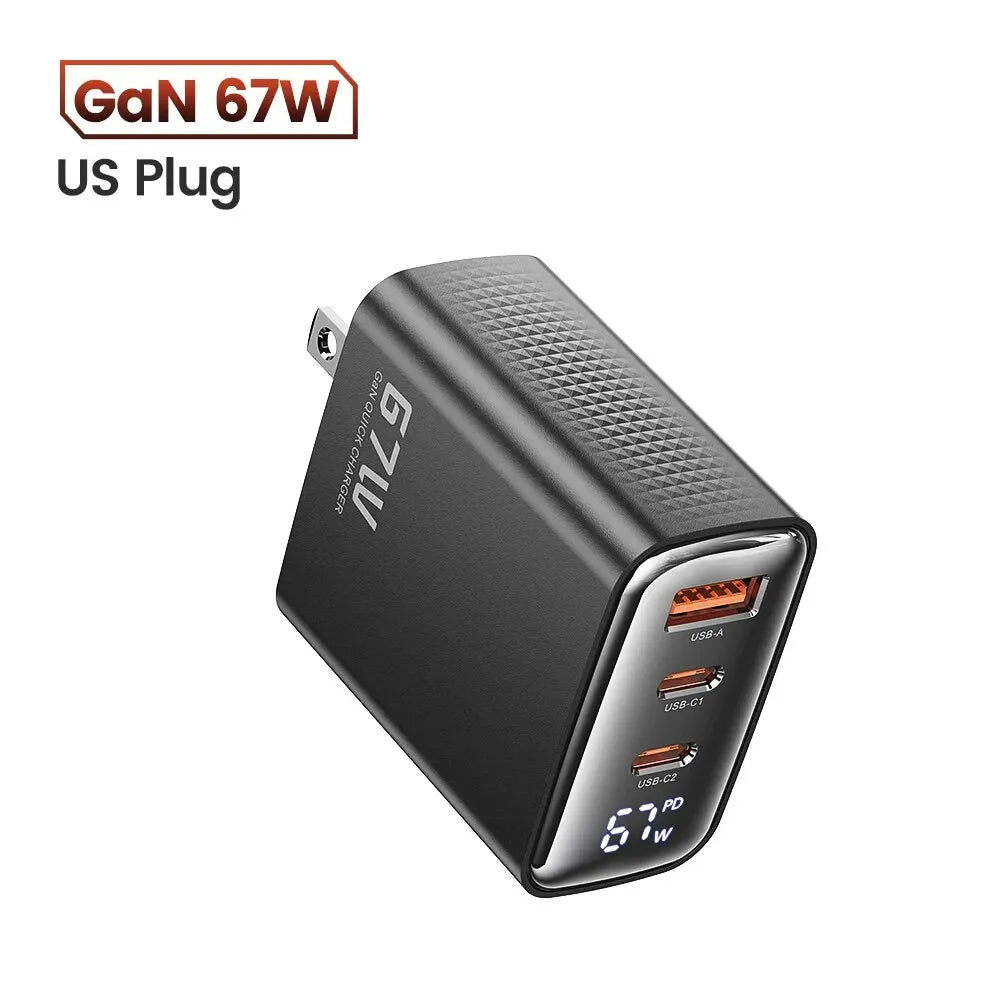 Toocki 67W GaN USB-C Ladegerät mit Display