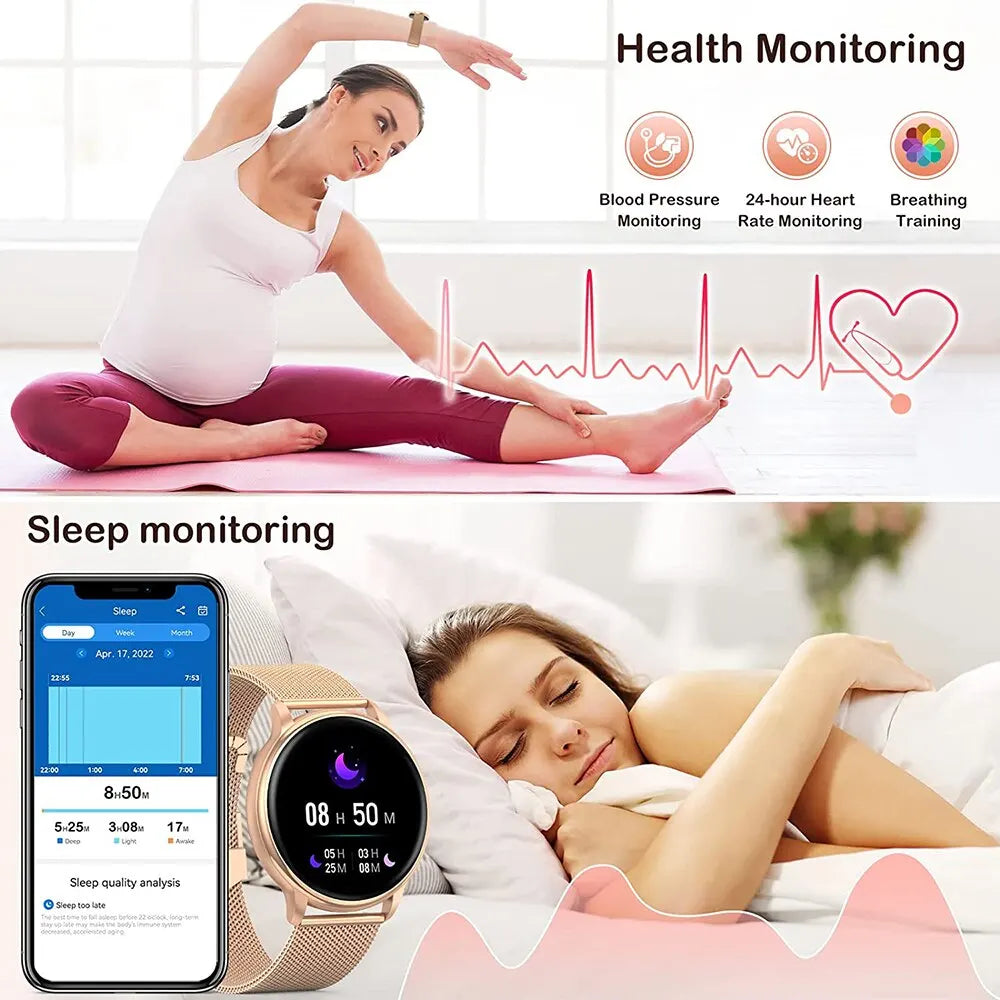Mevaden Y22 Smartwatch mit Bluetooth-Anruf & Fitness