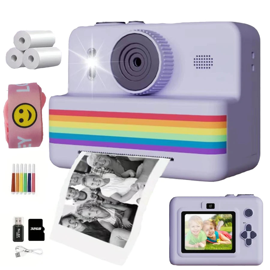 Tragbare Sofortbildkamera mit 2,8-Zoll Bildschirm