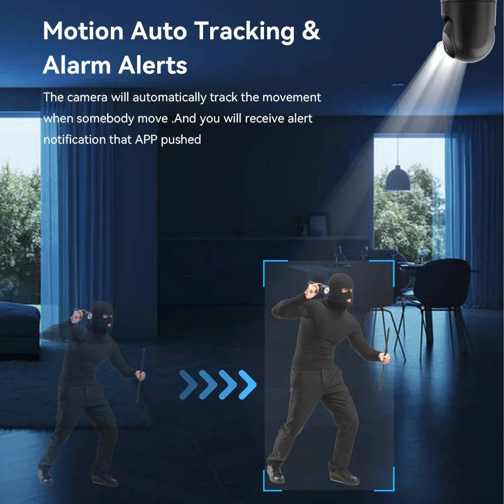 4MP 5G WLAN Baby Kamera mit Auto-Tracking & Audio