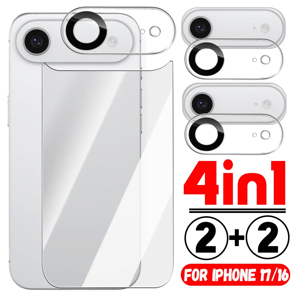 4in1 Rückseiten- und Kameraschutz für iPhone 17 Pro Max