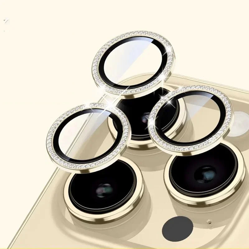 Glitzernde Diamant Kamera Schutz Hülle für iPhone 17