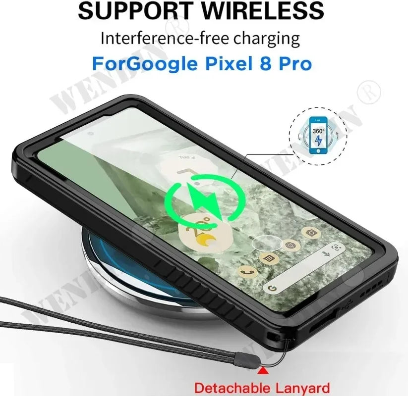 IP68 Luxus Case für Google Pixel 9 Pro XL