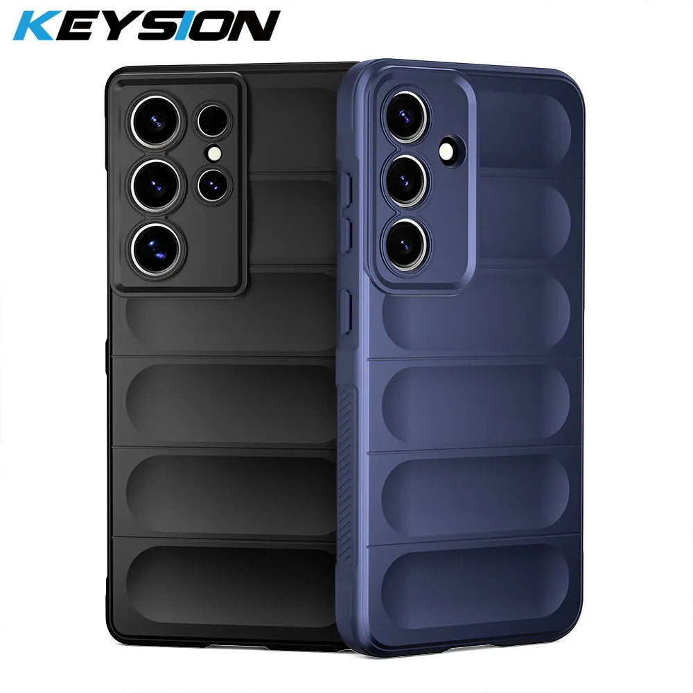 Matte Silikonhülle stoßfest für Samsung Galaxy
