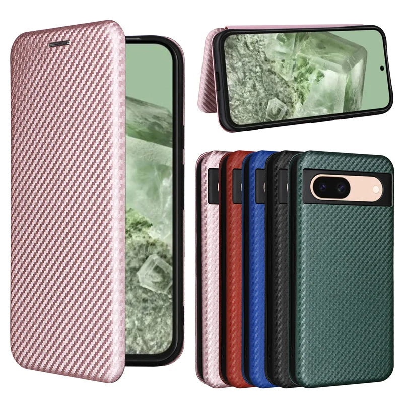 Luxuriöse Carbon Hülle für Google Pixel 8A