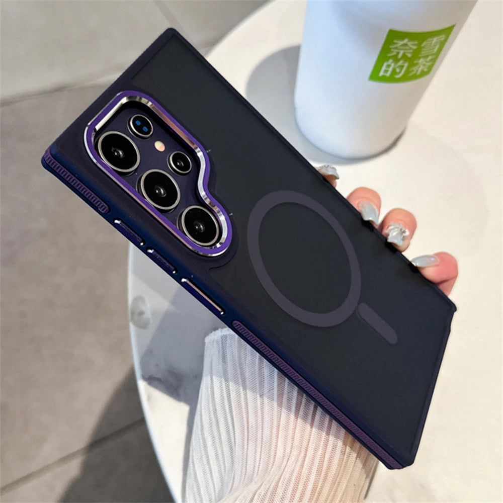 Luxus Magnetische Hülle für Samsung Galaxy