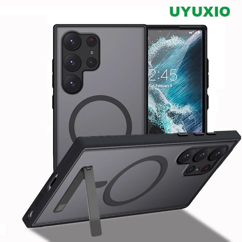 Magnetische Ständerhülle für Samsung S24/S23