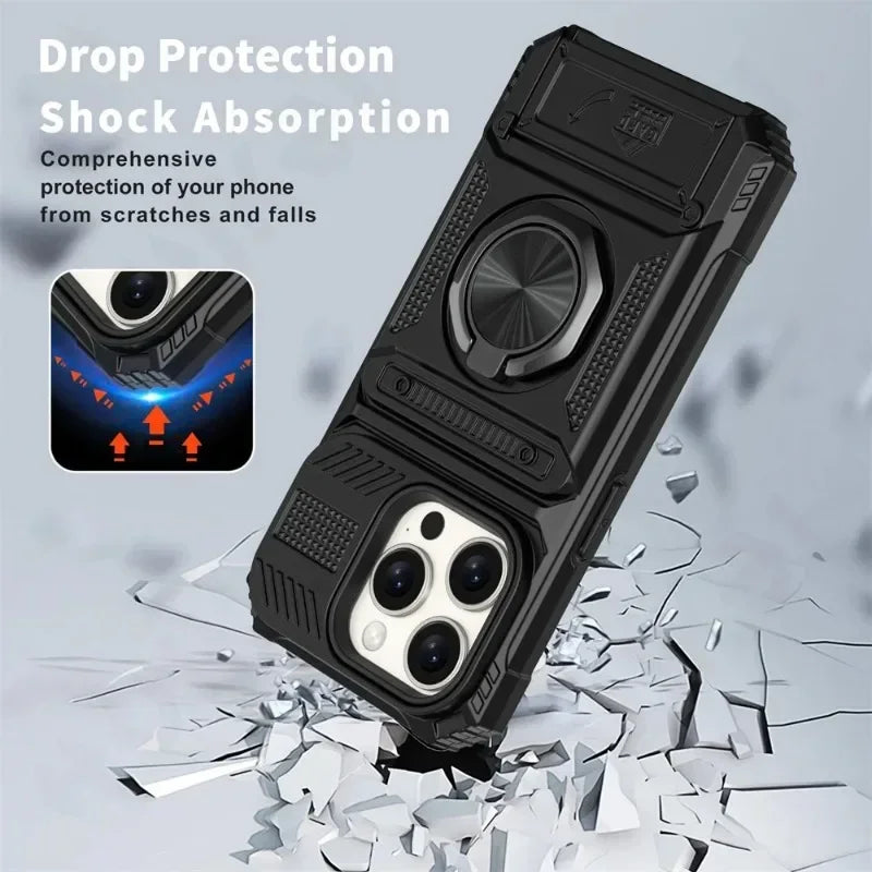 Magnetische iPhone Hülle mit Ringständer