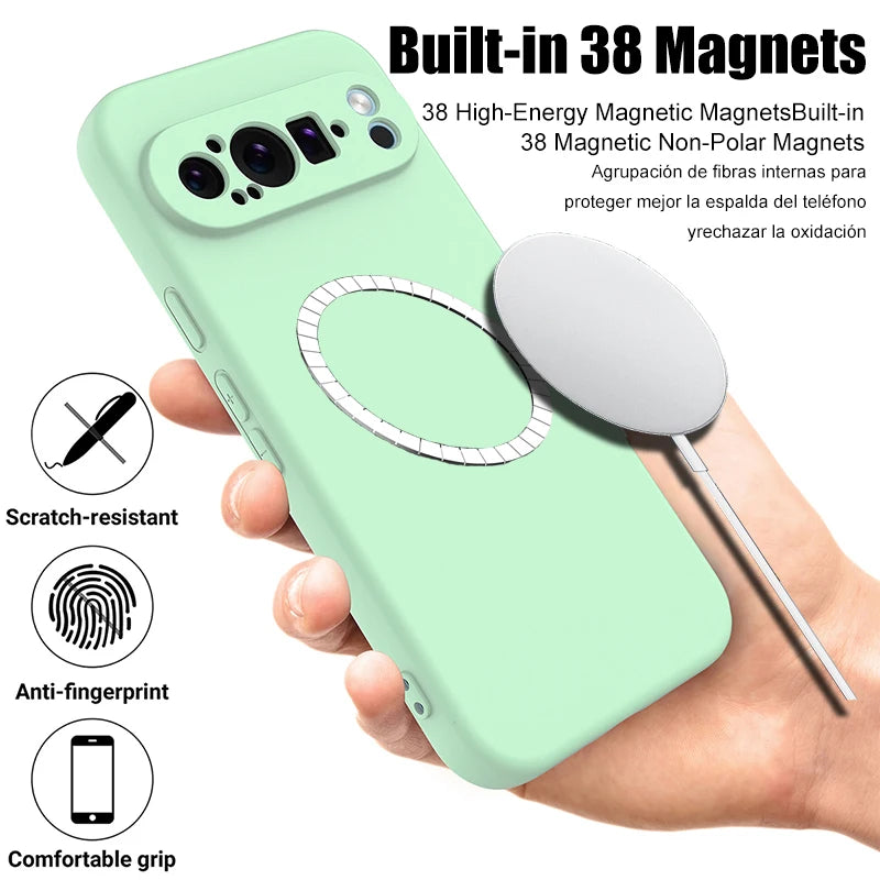 Luxus Flüssig-Silikon Magnethülle Pixel          Ask ChatGPT