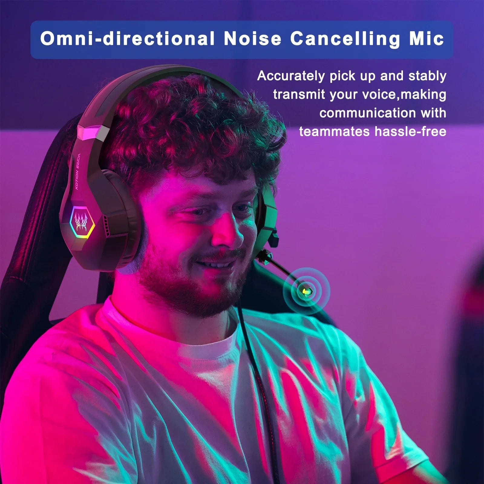 Kabelgebundenes Gaming-Headset RGB