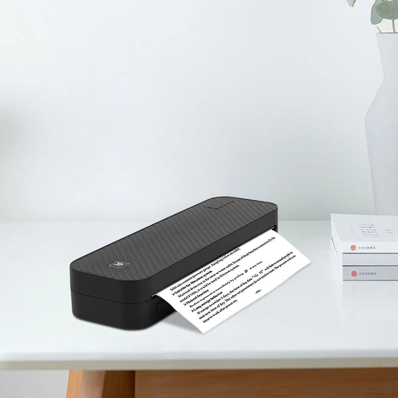 Portable Bluetooth A4 thermal printer, paperless