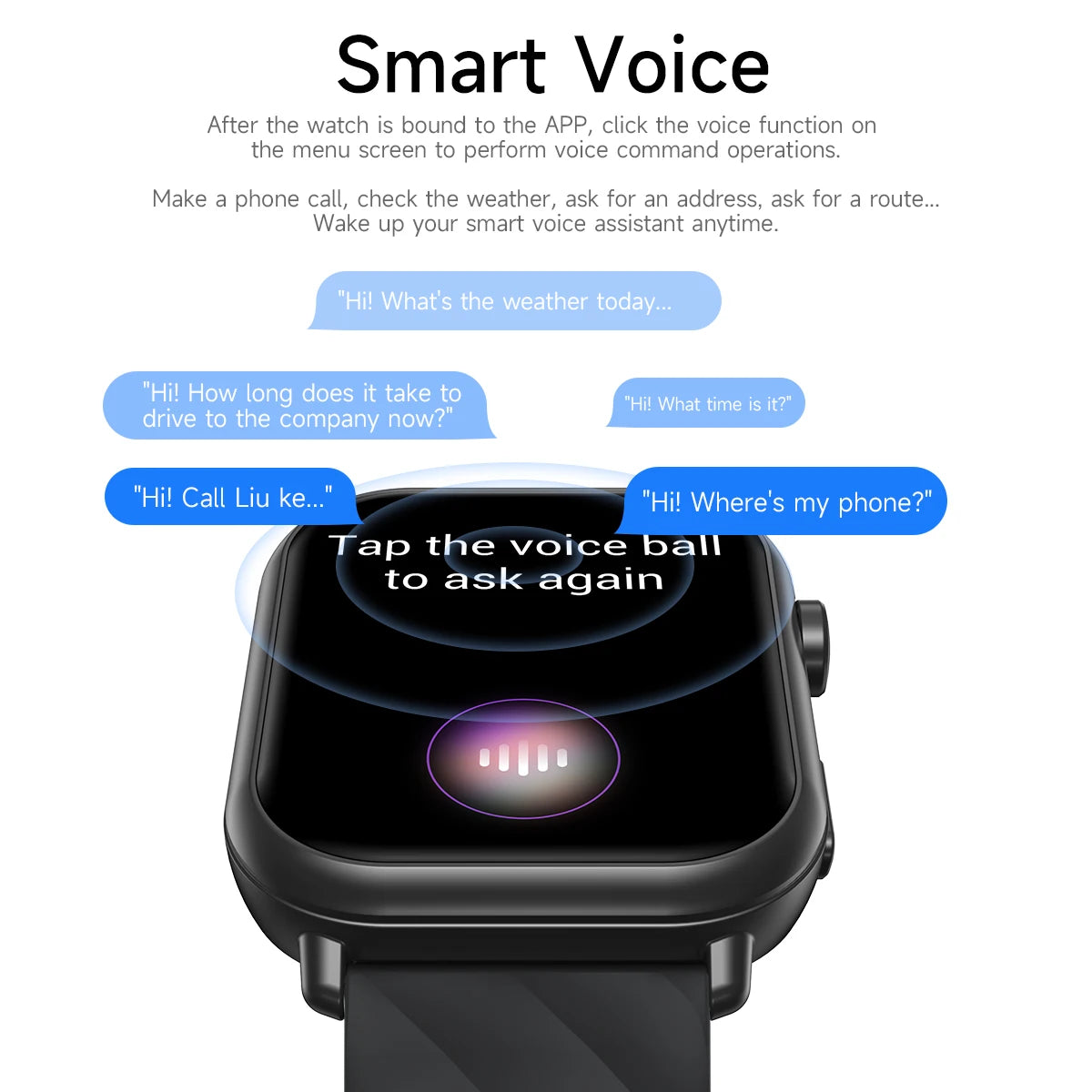 Outdoor Smartwatch 2025 mit 1,83" HD & BT-Anruf
