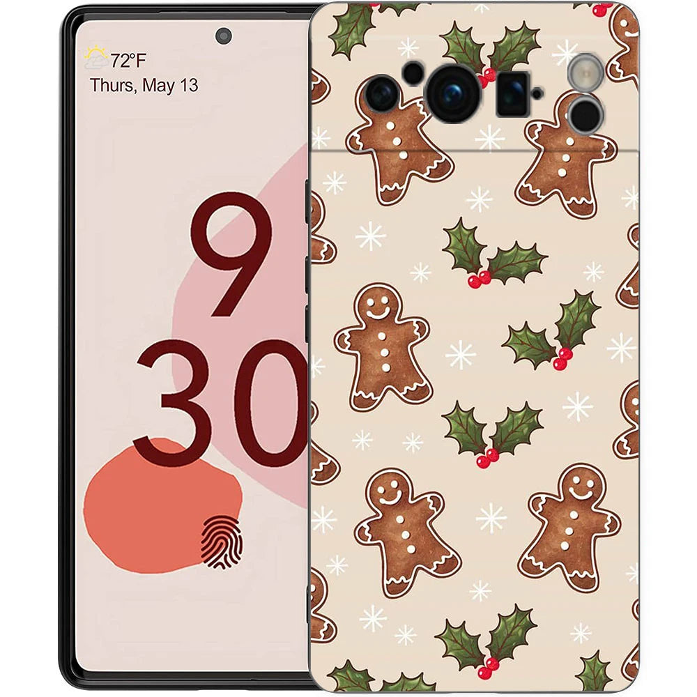 Pixel 9 8 Hülle TPU Cartoon Weihnachtsmotiv Schutz Case