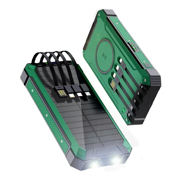 Solar Powerbank 20000mAh wasserdicht mit Typ-C
