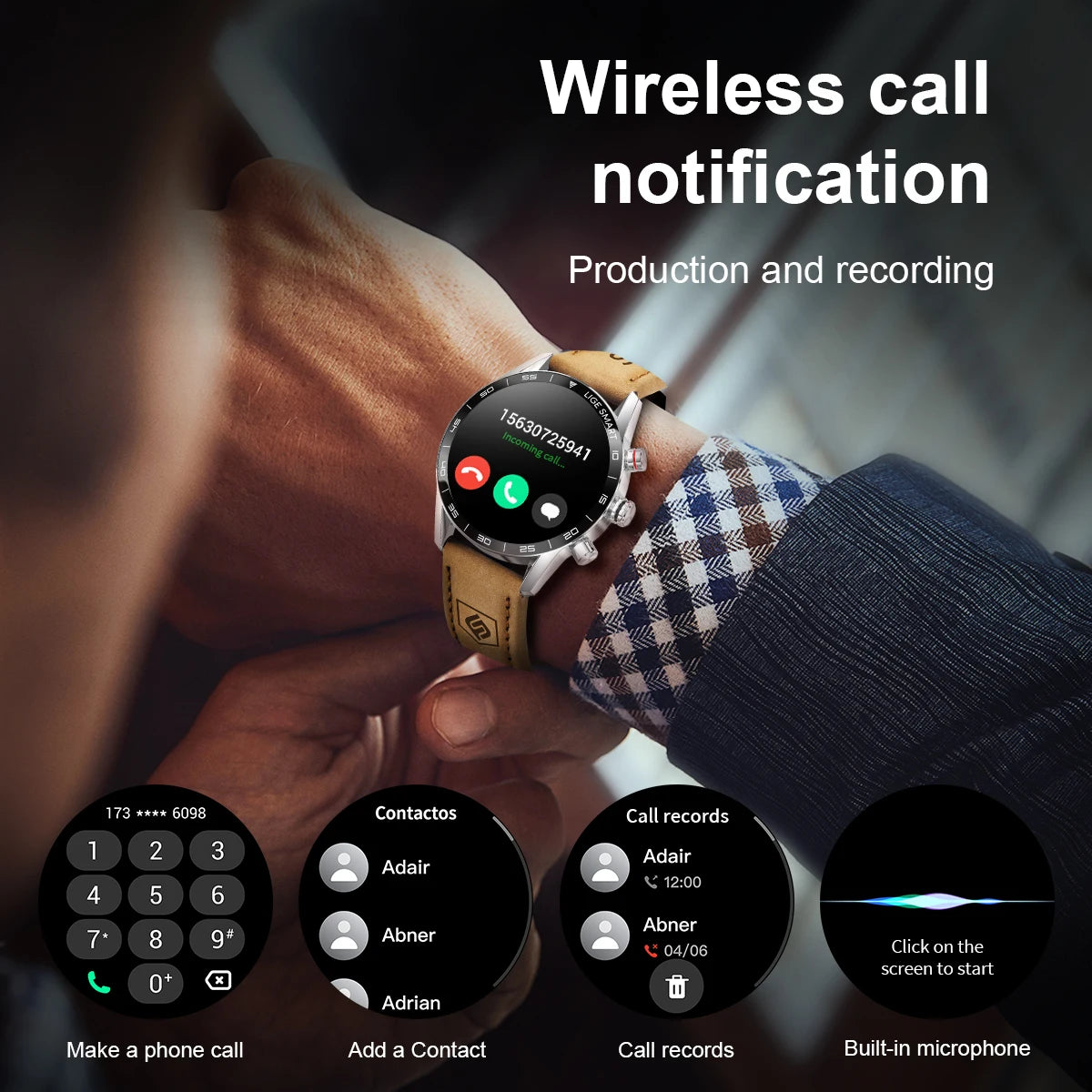 Outdoor GPS Smartwatch 2024 mit AMOLED & Anruf
