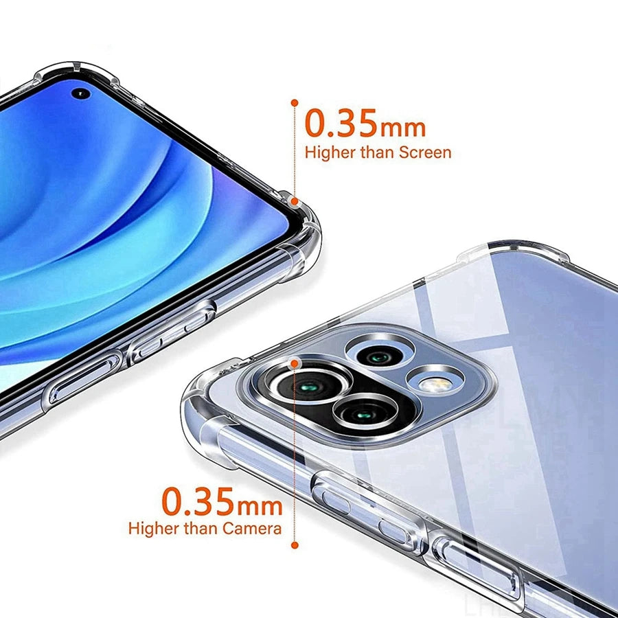 Silikonhülle Stoßfest für Xiaomi Modelle