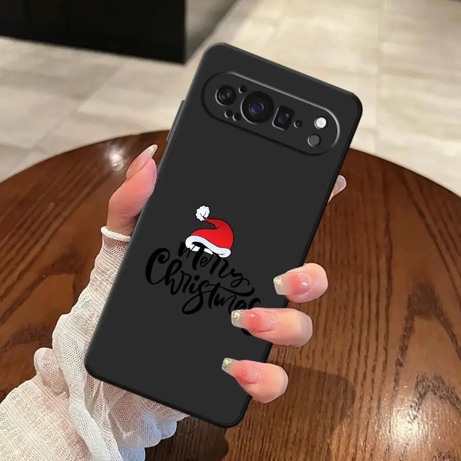 Black soft shell case for Google Pixel 8, 9 and 10