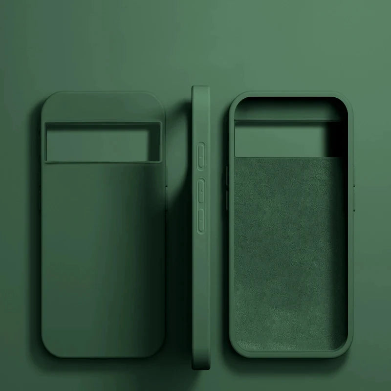 Luxus Flüssigsilikon Hülle Pixel 6–8 Pro