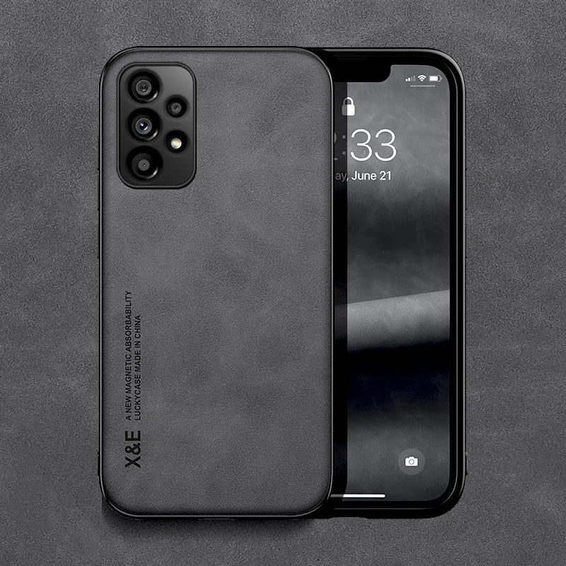 Magnetische Lederhülle für Samsung
