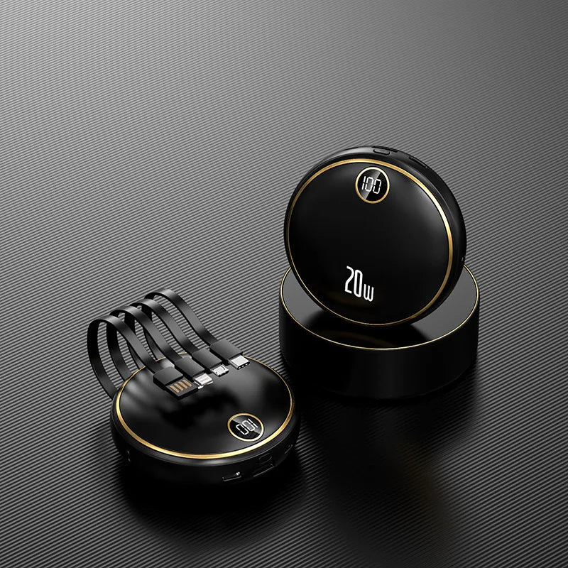 Kreisförmige 20000mAh Mini Powerbank Tragbar